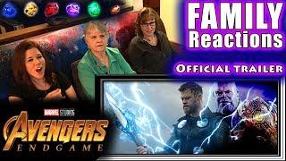 Avengers 4: ENDGAME | Official trailer | FAMILY Reactions