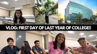 VLOG: Seniors Advice to Juniors, First Day of last year of College, Nmims Mumbai | A day in my life