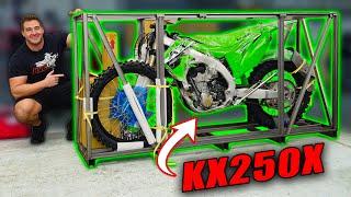 Building a Brand New Kawasaki KX250 From the Crate! My First New Bike!