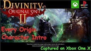 Divinity Original Sin 2 All Origin Character Intros