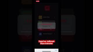 Zappfree Jailbreak Repo Extracter method for iOS 15 -15.6