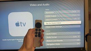 Apple TV: How to Turn On/Off Tap-to-Zoom Video Tutorial! (For Beginners)