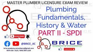 Plumbing Fundamentals, History and Water