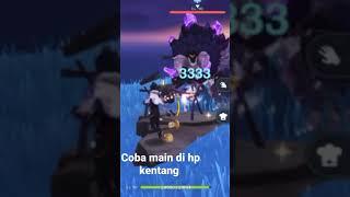 User hp kentang menangis kalo main genshin impact | wibu