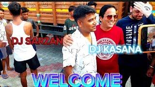 dj kasana | Dj sarzan का कैसे स्वागत करतें हैं ️ दोनों dj के बादशाह  हैं Haridwar dj comptition