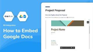 How to Embed Google Docs on Documents | Bit Docs - Bit.ai