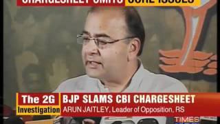 BJP slams CBI probe on 2G scam