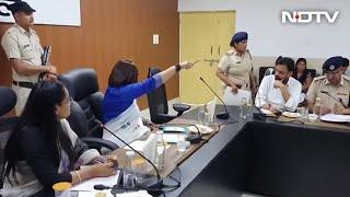 Video: "Get Out" - Haryana Women's Panel Chief vs Woman Cop