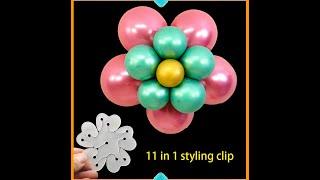 Flower Shape Balloon Clip Decoration for Birthday, Anniversary, Engagement, Bridal Shower etc