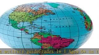 Learning Resources Inflatable 12 inch Globe - Ages 6+ Earth Globe, Geography for Kids