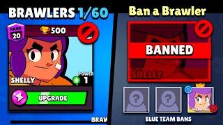 (Glitch) Your Only Brawler Gets Banned In Power League.. The Best Glitches In Brawl Stars!