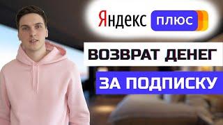 Как вернуть деньги за подписку Яндекс Плюс