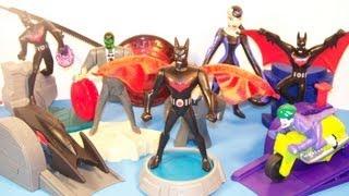 2000 BATMAN BEYOND SET OF 8 BURGER KING COLLECTION MEAL TOY'S VIDEO REVIEW