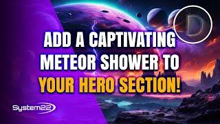 Make Your Divi Hero Section Pop with This Crazy Meteor Shower Effect – Watch Now!