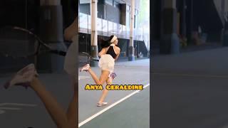 AKSI ANYA GERALDINE SAAT LATIHAN TENIS #trending #viral #anya #hot #shorts