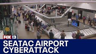 Sea-Tac Airport cyberattack impacts stretch into fourth day | FOX 13 Seattle