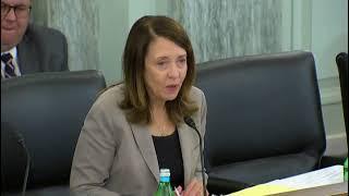 Chair Senator Maria Cantwell at the Need for Transparency in AI subcommittee hearing