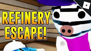 How to ESCAPE THE REFINERY MAP + ENDING (BOOK 2: CHAPTER 3) in PIGGY | Roblox