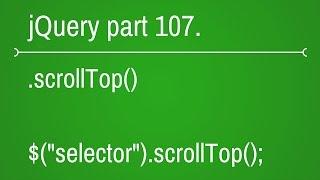 jquery scroll top function - part 107