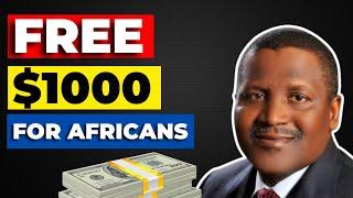 5 Websites Giving $1000 To All Africans For Free | Free Money Giveaway | Make Money Online