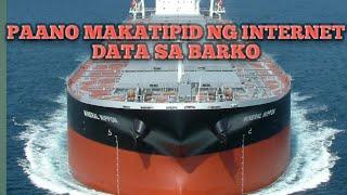 How to save internet data onboard ship