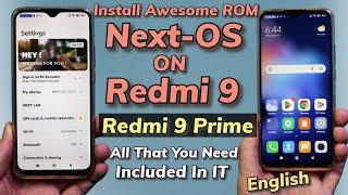 Install NextOS With Mi Dialer ON Redmi 9 Awesome ROM -English