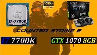 INTEL I7 7700K + GTX 1070 8GB - COUNTER STRIKE 2 : CS2 (Competitive Settings 1080p)