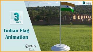 Indian Flag Animation | 3DS Max Tutorial