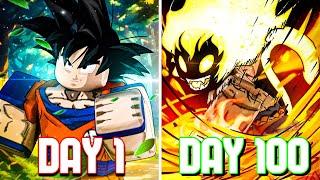 I SURVIVED 100 Days as SAVIOR GOKU in Dragon Soul.. - Roblox