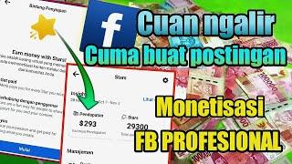 Cara hasilkan uang di fb lewat fitur bintang | monetisasi fb 2023