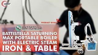 Battistella SATURNINO MAX Portable Boiler with Electric Steam Iron & Table - 100% Made in Italy