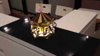 Carousel (Merry Go Round) 3D Paper Pop-up Carousel with Lights - Video 2