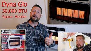 Dyna Glo 30,000 BTU Vent Free Wall Heater: Full Install