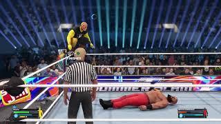 Pikachu Libre Hits A 5 Star Frog Splash!! - WWE 2K24