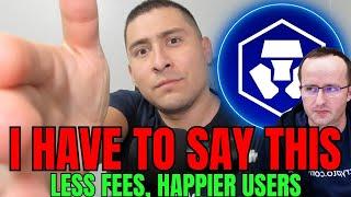 HIGH Crypto.com FEES!? CRONOS MUST WATCH!