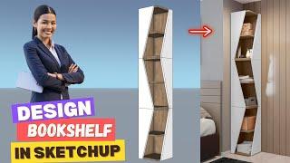 SketchUp Pros SECRET to Designing Bookshelves FAST!