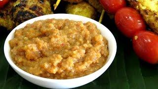 How to make peanut sauce for satay Homemade Peanut Sauce [LUDAEASYCOOK]