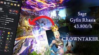 BDO | Gyfin Rhasia Underground 43800/h  - Succession Sage LvL.2 (no Agris)