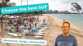 How to choose a Stand Up Paddle Board (SUP) for beginners