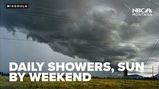 RAIN CONTINUES: Daily threat of showers and storms, sunny and warm by the weekend