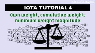 IOTA tutorial 4: Own weight, cumulative weight and minimum weight magnitude