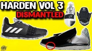 Adidas Harden Vol 3 DISMANTLED! Looking at the TECH Inside the Shoe!