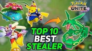 Top 10 Best Pokemon which Can Easily Steal the Rayquaza in Pokemon unite!