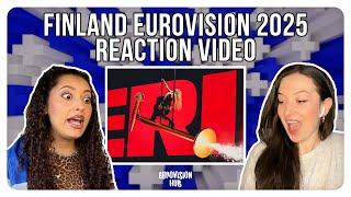 Finland | Eurovision 2025 Reaction | Erika Vikman - Ich Komme | Eurovision Hub