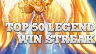 Top 50 LEGEND Win Streak | Hearthstone Legend Rank | Patch 19.4.1 | Custom Priest |