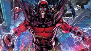 BATTLE OF THE TITANS. Magneto & Professor X clashes with Nimrod.