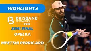 Reilly Opelka v Giovanni Mpetshi Perricard - Brisbane International Highlights | WWOS