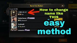 HOW TO ADD STYLISH SYMBOL NAME IN PUBG MOBILE EMULATOR | EASY WAY