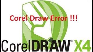 How to fix Error 38 Corel Draw X4