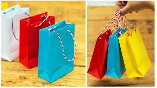 DIY how to fold a paper bag from A4 paper step by step